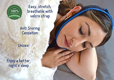 Anti Snore Chin Strap Device Snore Stopper Relief for Men and Women by Siesta