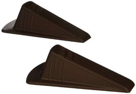 Master 00969 Giant Foot Office Doorstops,  6.75 x 3.5 x 2 Inches, Brown, 2/Pack