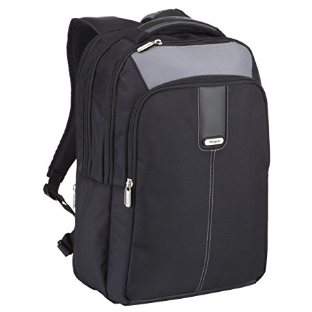 Targus TBB45402EU Transit Laptop Computer Backpack fits 13 - 14.1 inch laptops, Black/Grey