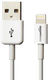 AmazonBasics Apple Certified Lightning to USB Cable - 3 Feet 09 Meters - White
