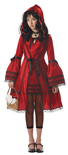 California Costumes Girls Tween Red Riding Hood Costume, X-Large