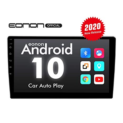 2020 Double Din Car Stereo,Android 10 Radio with Bluetooth 5.0, Eonon 10.1 Inch Car Radio Android Head Unit Car Stereo with Navigation with WiFi/Fast Boot/Backup Camera(NO DVD/CD)-GA2187