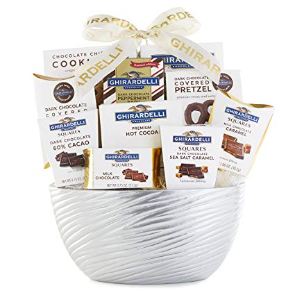 Ghirardelli Chocolatier Gift Basket – New Chocolate Assortment For 2018 Holiday Season - Special Select Chocolates With Improved Product Protective Packaging, Damage Free Guarantee