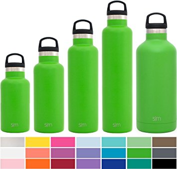 Simple Modern Ascent Water Bottle - Narrow Mouth Vacuum Insulated 18/8 Stainless Steel Powder Coated - 5 Sizes, 22 Colors