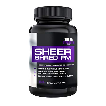 Shred PM Nighttime Fat Burner (60ct), Sheer Strength Labs