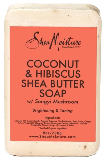 Shea Moisture Coconut Hibiscus Bar Soap-8 oz