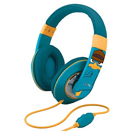 Phineas and Ferb "Agent P" Over-the-Ear Headphones with Volume Control, DF-M403