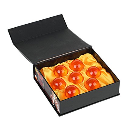 Ehdching 7pcs Crystal Glass Dragonball Z Star with Gift Box