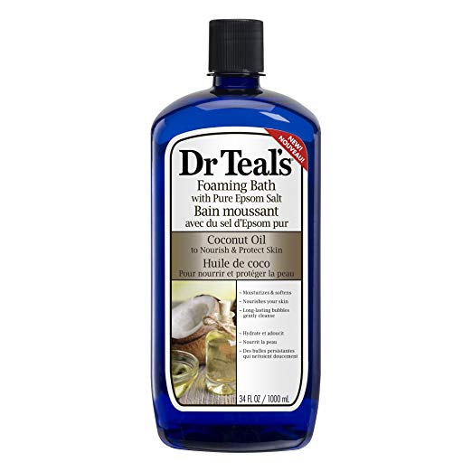 Dr. Teals Coconut Oil Foaming Bath, 34 Ounce