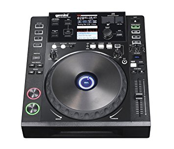 Gemini CDJ Series CDJ-700 Professional Audio DJ Full Color Touch Screen Media Controller with CD, SD, and USB Compatibility