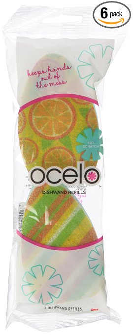 ocelo Non-Scratch Dishwand Refill (8215-RF-6), 2-Count (Pack of 6)