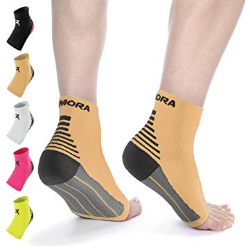 Rymora Plantar Fasciitis Foot Compression Sock Sleeves Men Women - Relieves Pain - Supports Heel, Arch & Ankle