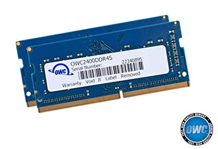 OWC 8GB (2 x 4GB) 2400MHZ DDR4 SO-DIMM PC4-19200 Memory Upgrade for 2017 iMac 27 inch with Retina 5K Display, (OWC2400DDR4S08P)