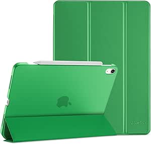 ProCase Smart Case for iPad Air 11 inch M2 2024 Air 6th /10.9 Air 5th 2022/Air 4th 2020, Protective Cover for iPad Air 6 5 4 Generation -SpringGreen