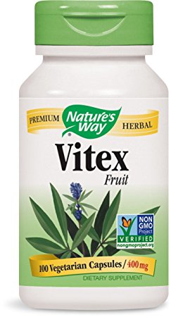 Nature's Way Vitex Fruit, 400 Mg, 100 Capsules (Pack of 3)