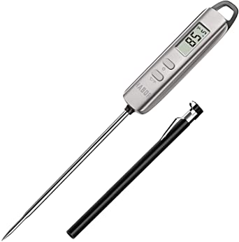 Habor 022 Meat Thermometer, Instant Read Thermometer Digital Cooking Thermometer, Candy Thermometer with Super Long Probe for Kitchen BBQ Grill Smoker Meat Oil Milk Yogurt Temperature,1