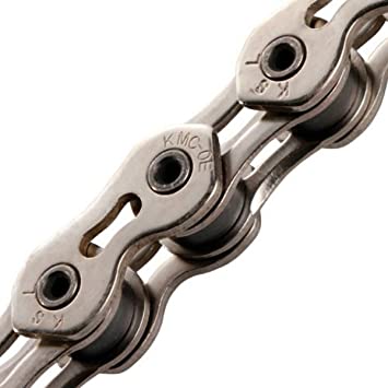 KMC K710SL Superlite Kool Bicycle Chain (1-Speed, 1/2 x 1/8-Inch, 100L, Silver)