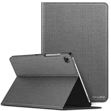 Infiland Samsung Galaxy Tab S5e Case, Multi Angles Viewing Front Support Case compatible with Samsung Galaxy Tab S5e 10.5 inch (T720/T725) 2019 Tablet(Auto Sleep/Wake Features),Gray