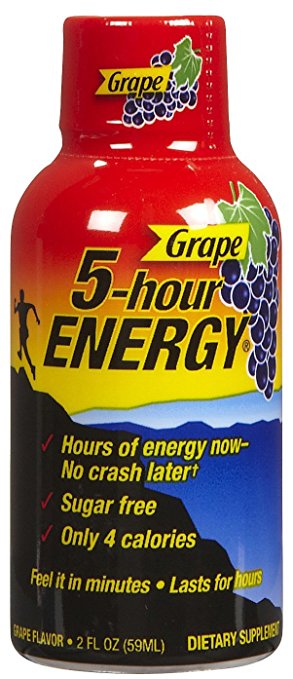 5 Hour Energy Shot, Grape, 2 Fl Oz , 24 Count