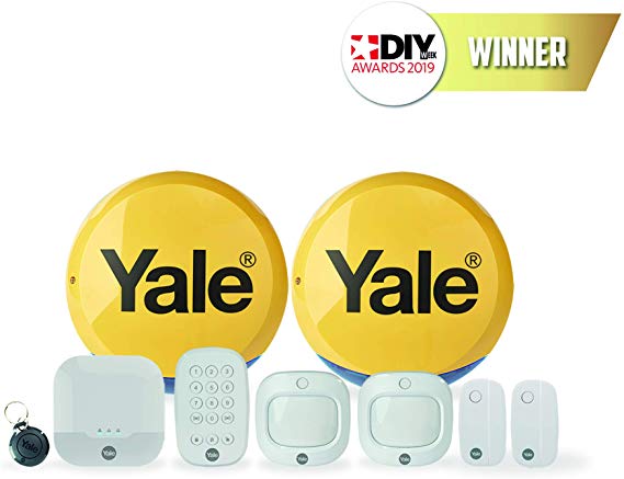 Yale IA-330 Sync Smart Home Alarm - Family Kit Plus, Compatible with Alexa and Philips Hue