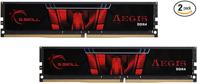 G.SKILL 32GB (2 x 16GB) Aegis DDR4 PC4-19200 2400MHz Intel X299 / Z270 / Z170 / X99 Platform Desktop Memory Model F4-2400C17D-32GIS