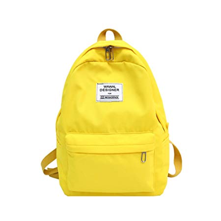 HaloVa Women's Backpack, Fashion Travel Backpack, School Bag, Laptop Bag, Yellow