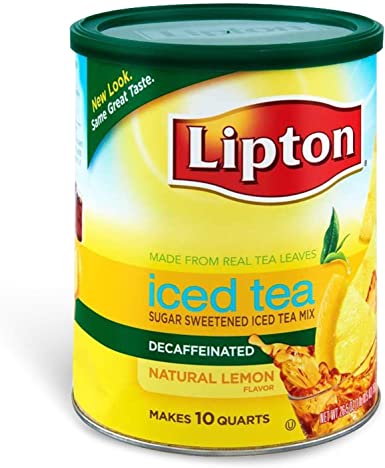 Lipton Decaffeinated Iced Tea Lemon - 670g