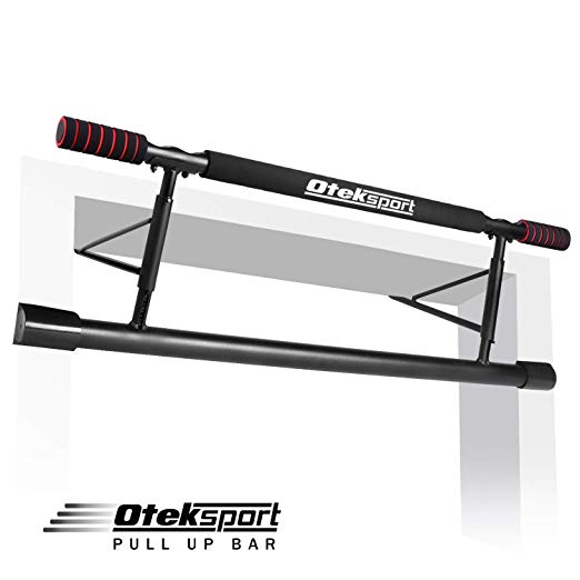 Oteksport Pull Up Bar Heavy-Duty Body Workout Bar for Home Gym Workout Exercise Strength Fitness Equipment