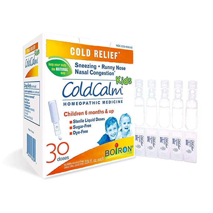 Boiron Coldcalm Kids 30 Single-Use Liquid Doses, 30 Count