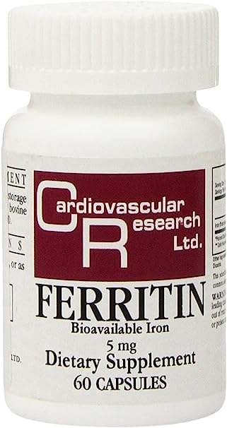 Cardiovascular Research Ferritin Capsules, 60 Count