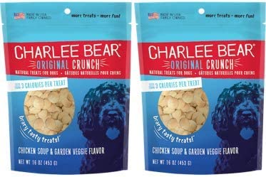 Charlee Bear Dog Treats Chicken Soup & Garden Veggie Flavor - 16 oz