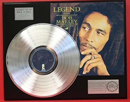 Bob Marley "Legend" Platinum LP Record LTD Edition Award Style Collectible Display