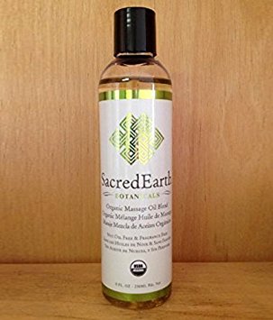Sacred Earth Organic Massage Oil - 8 oz