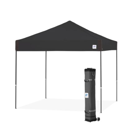 E-Z UP Pyramid Instant Shelter Canopy, 10 by 10', Black