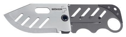 Boker Plus 01BO010 Credit Card Knife with 2-14 in Straight Edge Blade Black