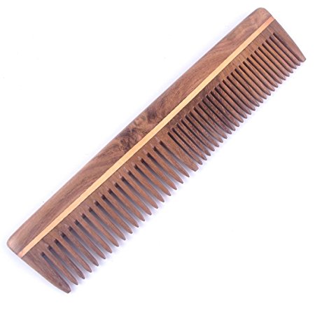 Majik Good Quality Hair Neem Wood Comb For Control Hair Fall (Model No 2)