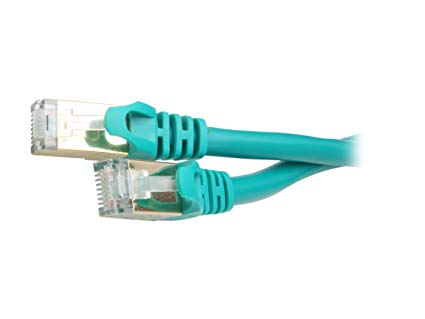 Rosewill RCNC-11036 10 ft. Cat 7 Green Shielded Twisted Pair (S/STP) Networking Cable