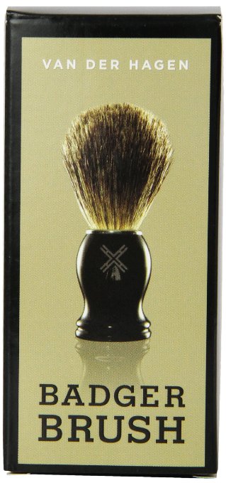 Van Der Hagen Men's Luxury, Badger Brush, 3-Ounce