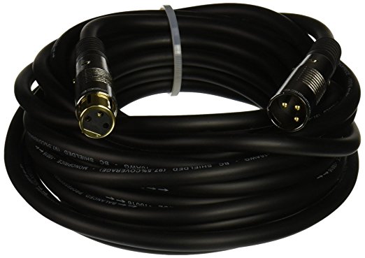 Monoprice 104754 25-Feet Premier Series XLR Male to XLR Female 16AWG Cable