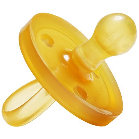 Natursutten BPA-Free Natural Rubber Pacifier, Rounded, 6-12 Months