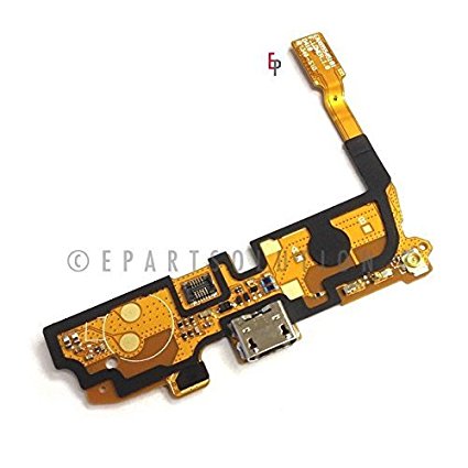 ePartSolution-LG Optimus G L90 D415 D410 Charger Charging Port Flex Cable Dock Connector USB Port With Mic Microphone Flex Cable Repair Part USA Seller