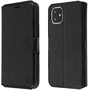 Wydan Case for iPhone 11 - Leather Wallet Protector Kickstand Clasp Hybrid Shockproof Phone Cover