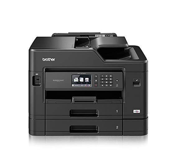 Brother MFC-J5730DW A4 with A3 Print Capability Colour Inkjet Printer, Wireless, PC Connected and Network, Print, Copy, Scan, Fax and 2 Sided Printing, 2 Paper Trays