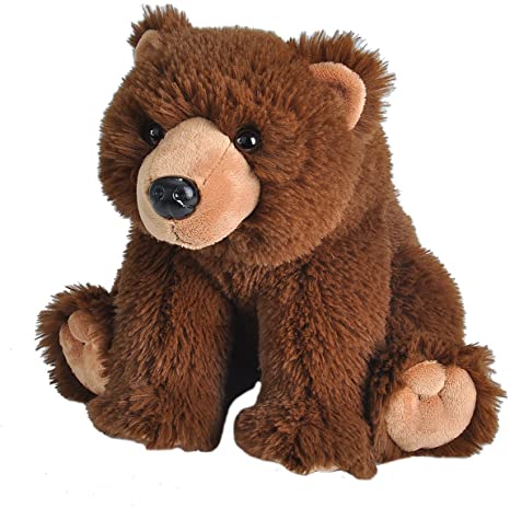 Wild Republic Brown Bear Plush, Stuffed Animal, Plush Toy, Gifts for Kids, Cuddlekins 12 Inches