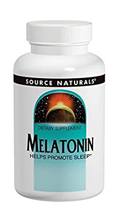 Source Naturals Melatonin, 1 Milligram, Peppermint Flavored, 200 Lozenges.