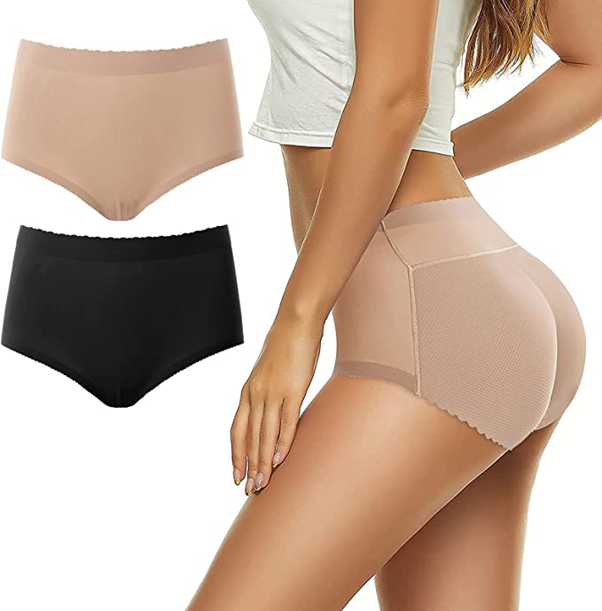 Panegy Hip Enhancer Panties for Women Butt Lifter Padded Panties Two Pieces Hip Pants