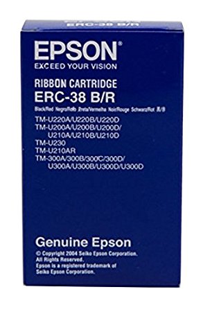 Epson EPSERC38BR Color Cartridge, Black/Red
