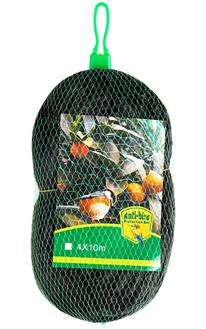 CandyHome Black Anti Bird Protection Net Mesh Garden Plant Netting Protect Seedlings Plants Flowers Fruit Trees Vegetables from Rodents Birds Deer Reusable Fencing (13Ft x 33Ft)