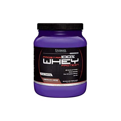 Ultimate Nutrition 100% Whey Low Fat Protein Powder with BCAAs (Chocolate, 1 Pound)