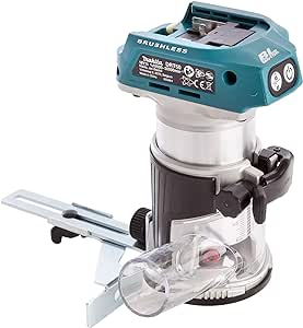 Makita DRT50Z - Fresa multifunzione a batteria 18 V, senza batteria, senza caricatore